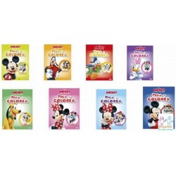 LIBRO PEGA Y COLOREA MICKEY&AMIGOS