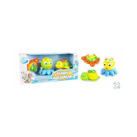 SET 3 ANIMALES FUNNY AQUARIUM ACTIV