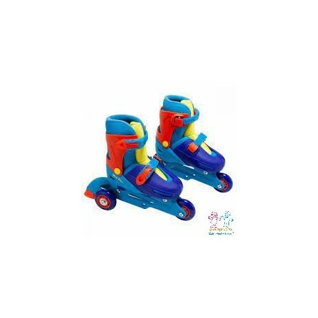 PATINES EN LINEA CONVERTIBLE AZUL