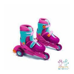 PATIN EN LINEA CONVERTIBLE ROSA