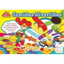 SET PLASTILINA COMIDAS DIVERTIDAS