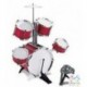 BATERIA JAZZ DRUM 5 PZAS C/TABURETE