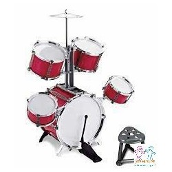 BATERIA JAZZ DRUM 5 PZAS C/TABURETE