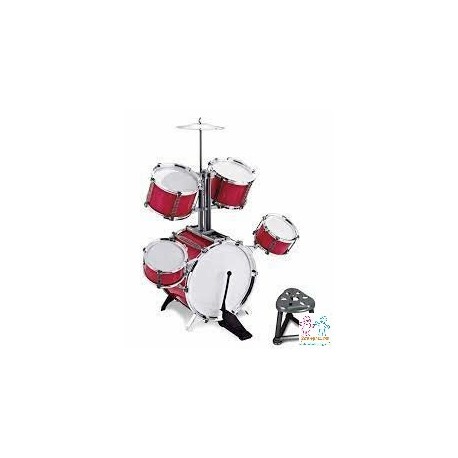 BATERIA JAZZ DRUM 5 PZAS C/TABURETE