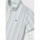 Camisa m/c lino rayas mao