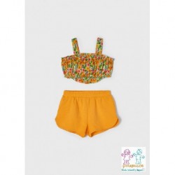 Conj. short top nudo