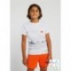 Camiseta m/c print bolsillo