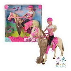 MUÑECA STEFFI LOVE CON CABALLO 29CM