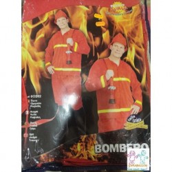 DISFRAZ BOMBERO ADULTO