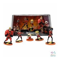 SET DE FIGURAS LOS INCREIBLES