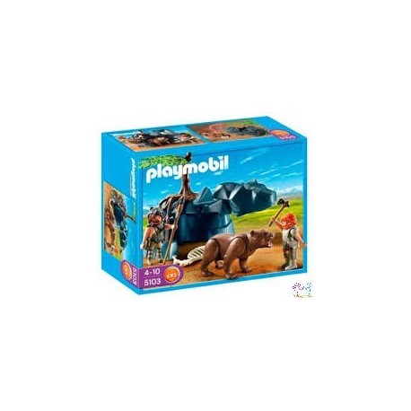 CAVERNICOLAS CON OSO PLAYMOBIL