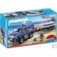 COCHE DE POLICIA C/LANCHA PLAYMOBIL