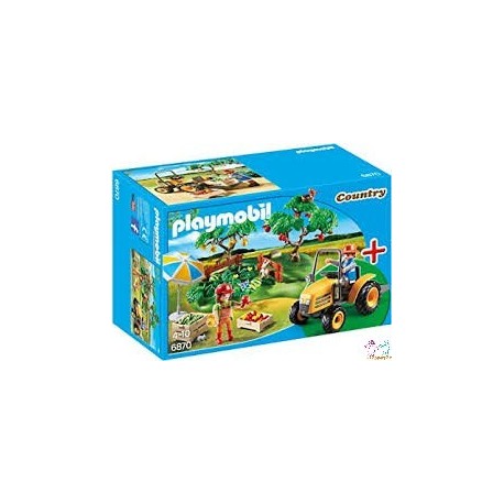 COSECHA HUERTA+TRACTOR PLAYMOBIL