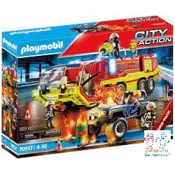 RESCATE CAMION BOMBEROS PLAYMOBIL