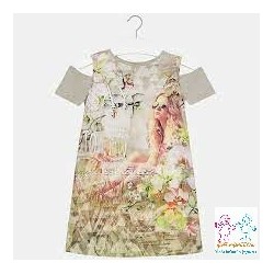 VESTIDO PUNTO CHICA FLORES