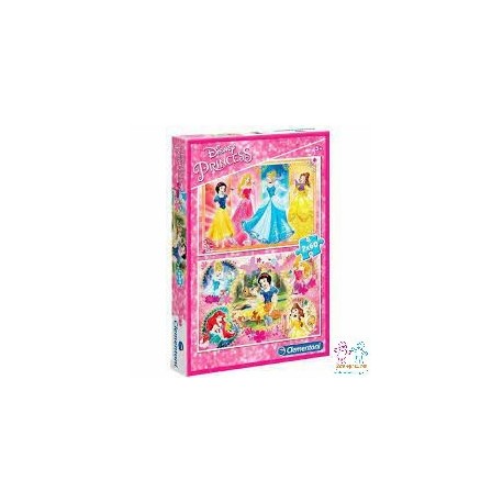 PUZZLE 2X60 PZAS. PRINCESAS DISNEY