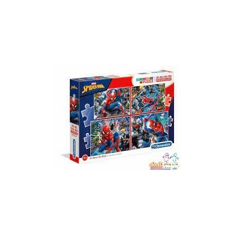 4 PUZZLES PROGRESIVOS SPIDER-MAN