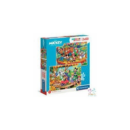 PUZZLE 2X60 PZAS. MICKEY Y AMIGOS