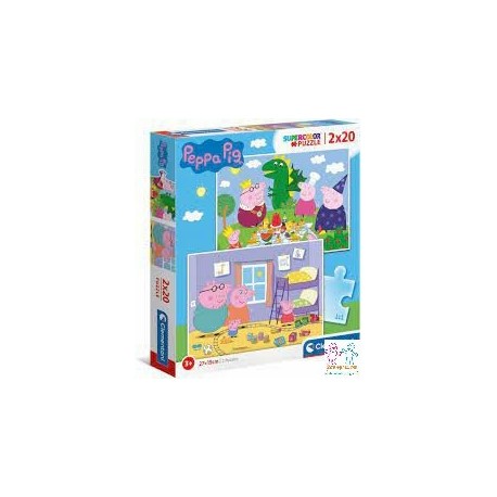 PUZZLE 2X20 PZAS. PEPPA PIG