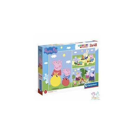 PUZZLE 3X48 PZAS. PEPPA PIG