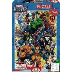 PUZZLE 500 PZAS. HEROES MARVEL