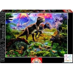 PUZZLE 500 PZAS.ENCUENTRO DINOSAURI