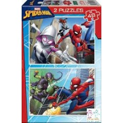 PUZZLE 2X48 PZAS. SPIDER-MAN