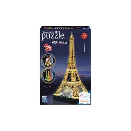 PUZZLE 3D TORRE EIFFEL 216 PZAS.NIG