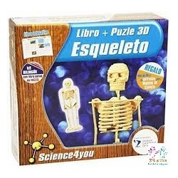 LIBRO PUZZLE 3D ESQUELETO