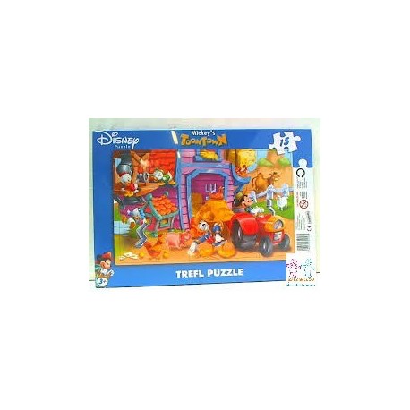 PUZZLE MICKEYS TOON TOWN 15PZAS