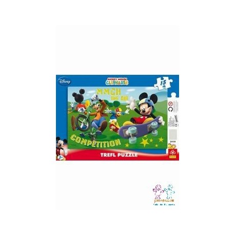 PUZZLE MICKEY MOUSE CLUBHOUSE 15PZAS