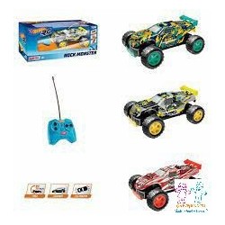 COCHE ROCK MONSTER HOT WHEELS R/C