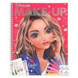 TOPModel Make-up Colouring Book