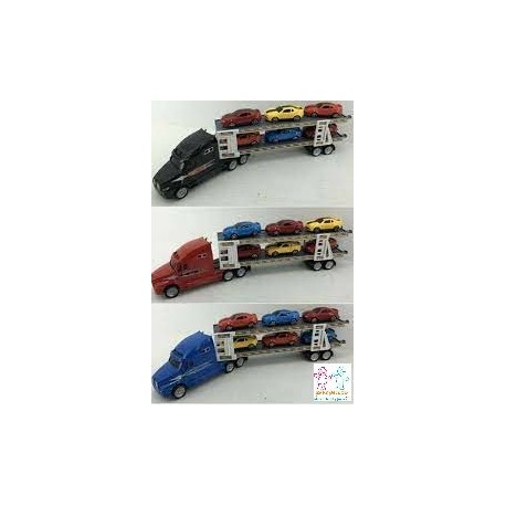 CAMION PORTA 6 COCHES ESC 1/48