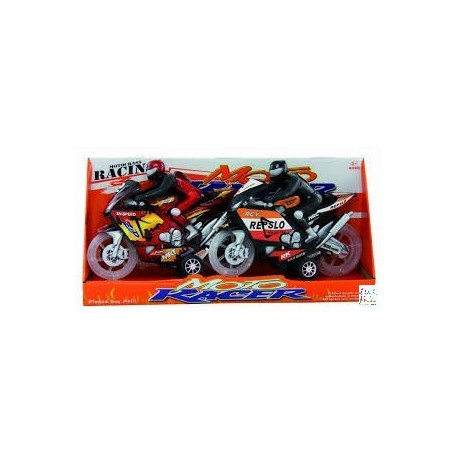 SET 2 MOTOS FRICCION CON PILOTOS