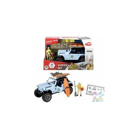 SURFER SET JEEP + FIGURA Y ACCESOR.