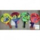 JUEGO PALAS C/PELOTA FLUOR INFANTIL