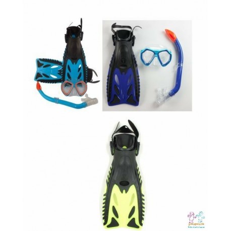 SET ALETAS GAFAS Y TUBO