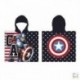 PONCHO TOALLA CAPITAN AMERICA MICROFIBRA