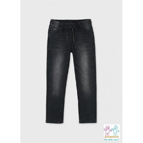 Pantalon soft denim jogger