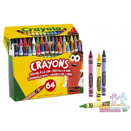 64 CERAS COLORES CRAYONS