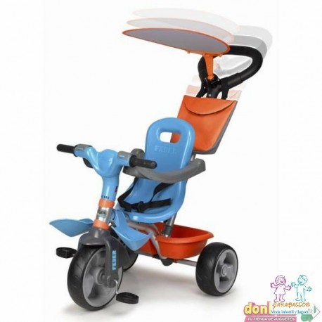 TRICICLO BABY PLUS MUSIC AZUL 3EN1