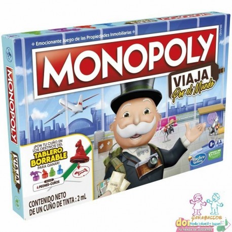 JUEGO MONOPOLY TRAVEL WORLD TOUR