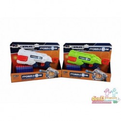 PISTOLA STORM-ZONE CON 16 DARDOS