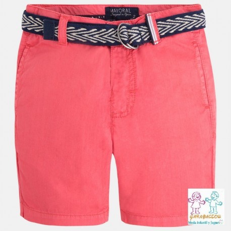 BERMUDA CHINO CON CINTURON