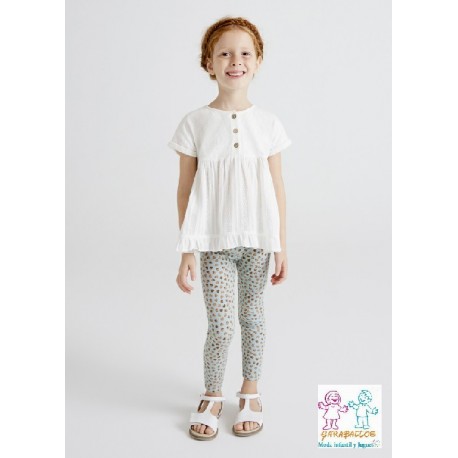 Conj. leggings corazones