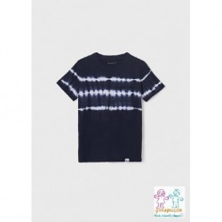 Camiseta m/c tie dye bolsillo