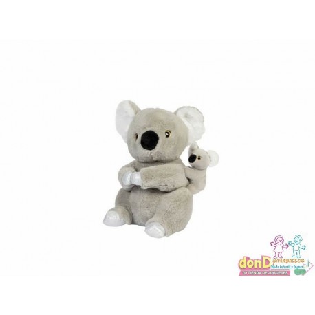 PELUCHE KOALA C/CRIA 34 CM.