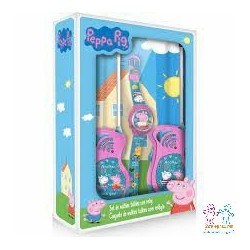 WALKIE TALKIES & RELOJ PEPPA PIG