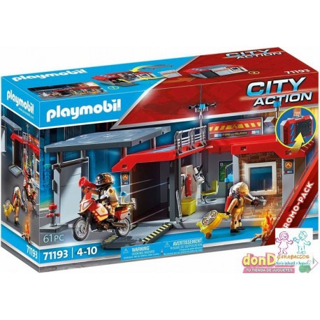 PARQUE DE BOMBEROS PLAYMOBIL